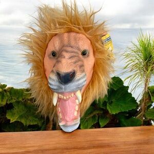 Halloween Lion Mask Realistic Premium Latex Material Fancy Costume Masks Cosplay
